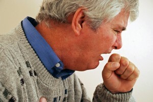 Senior Man With Cough