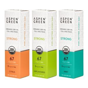 Aspen Green CBD Tinctures