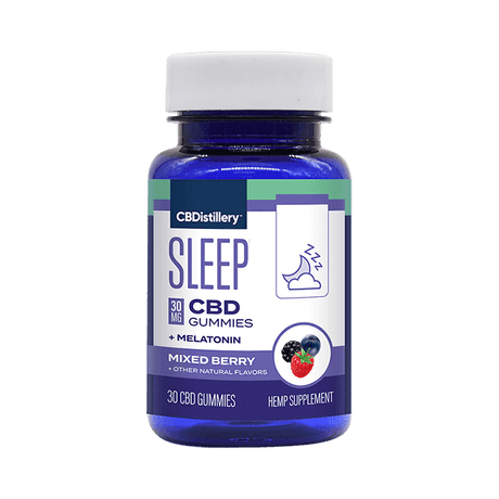 30mg Broad Spectrum CBD Sleep Gummies + Melatonin – 30 Count
