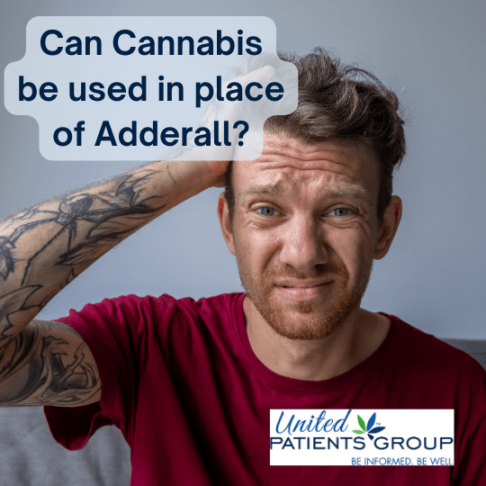 Can Cannabis be used in place of Adderall?